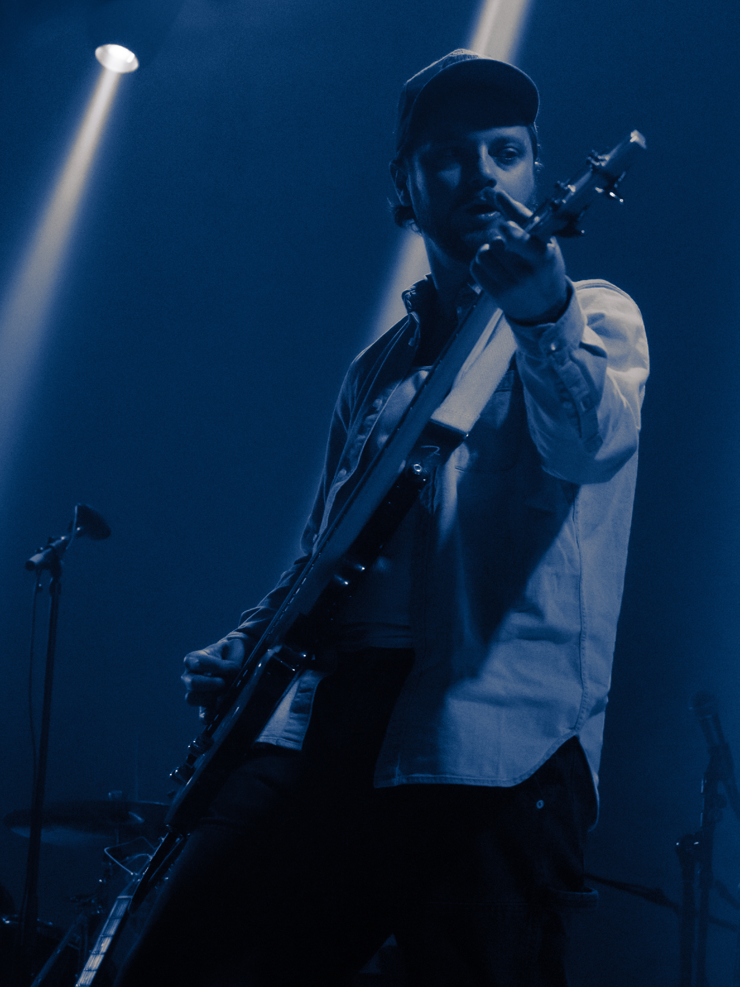 Ethan looking super cool on bass, again.