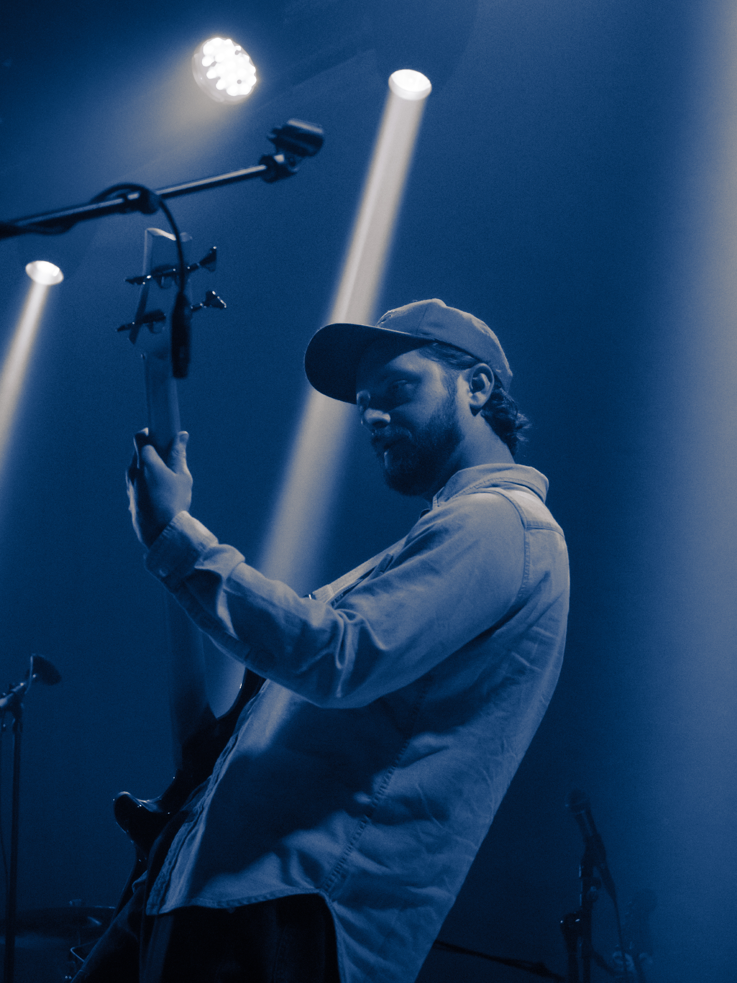 Ethan looking super cool on bass.