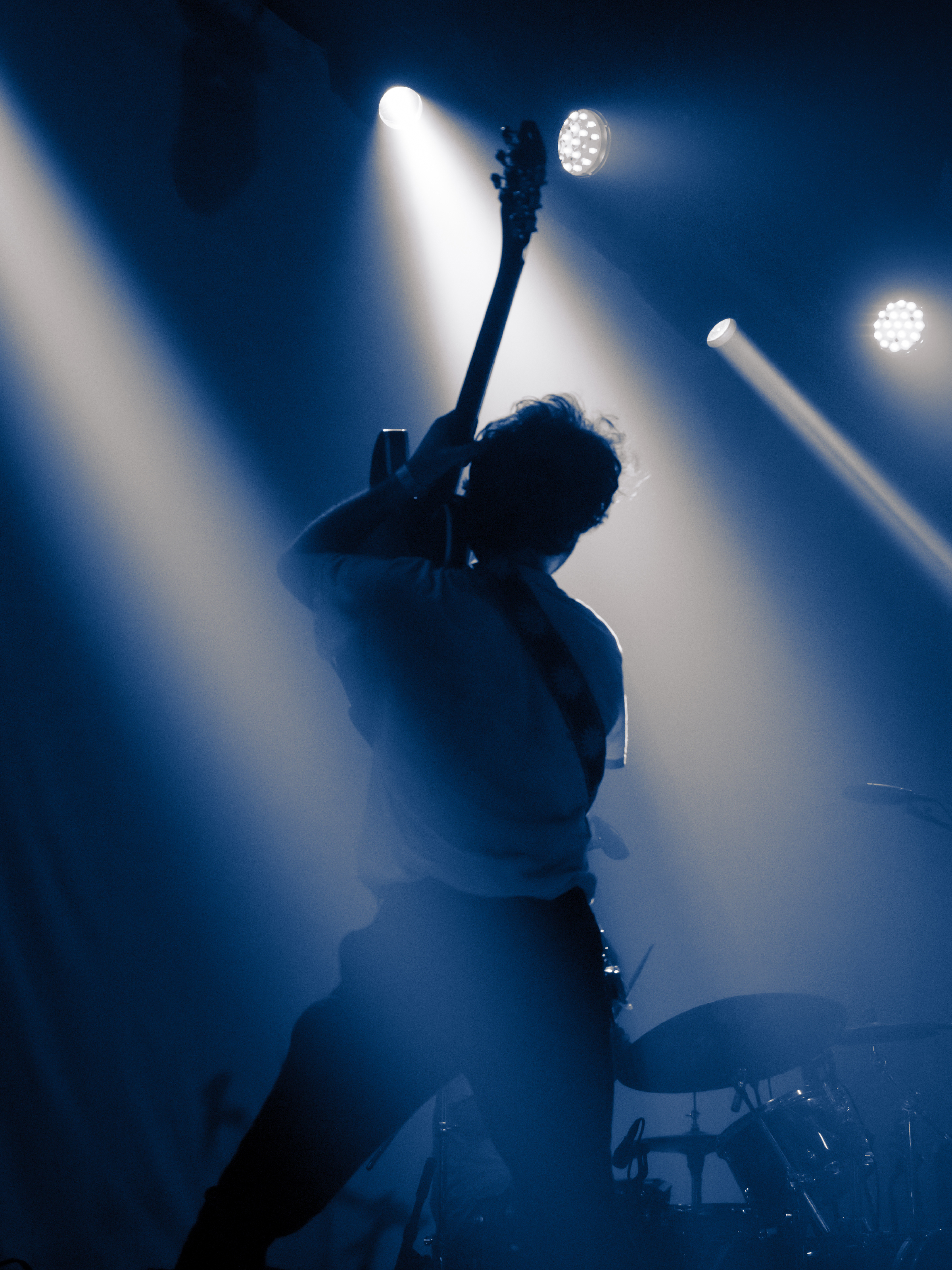 Trevor looking super cool on guitar.