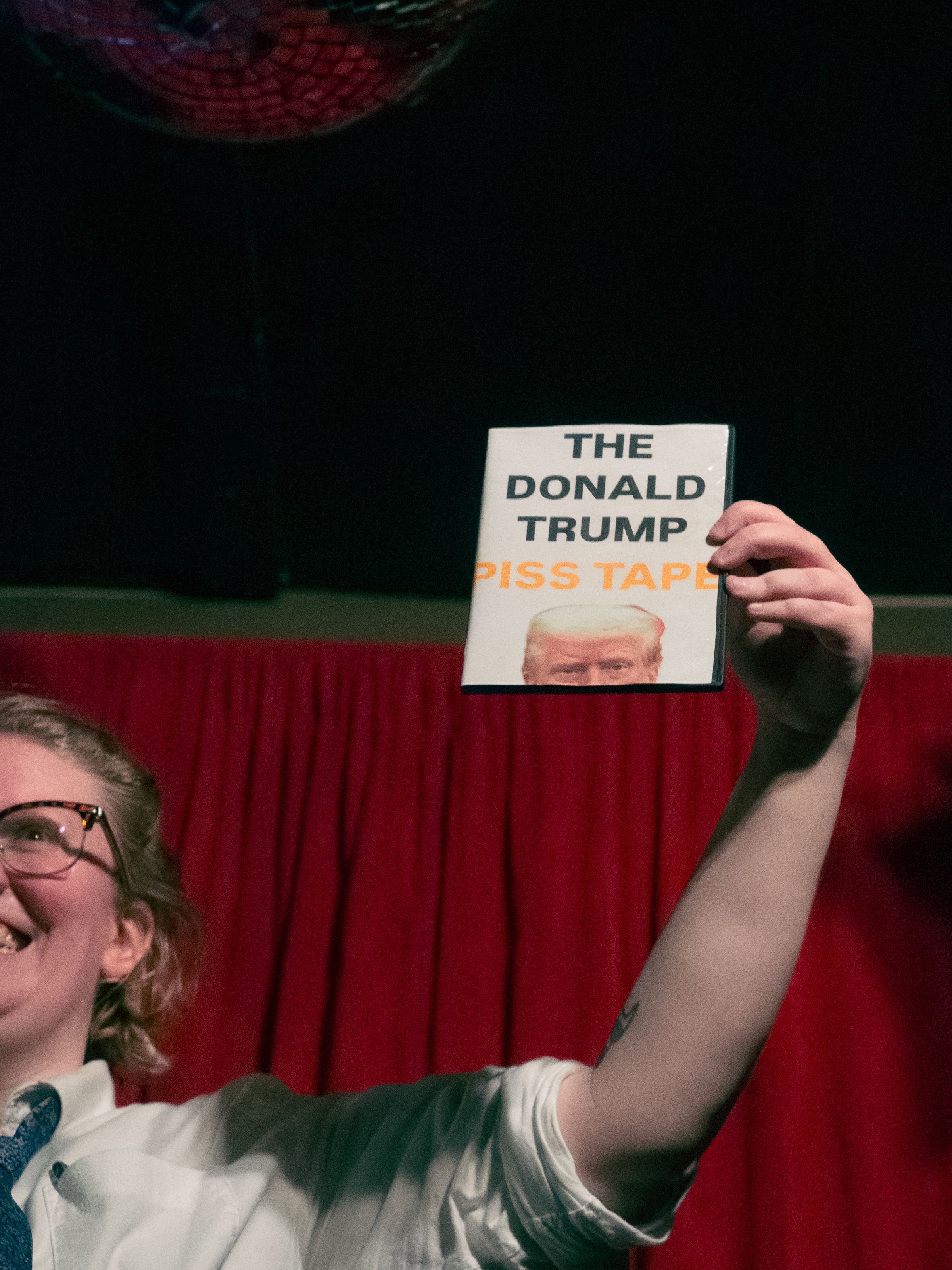 Ellie Boroughs auctions off Donald Trump's Piss Tape.