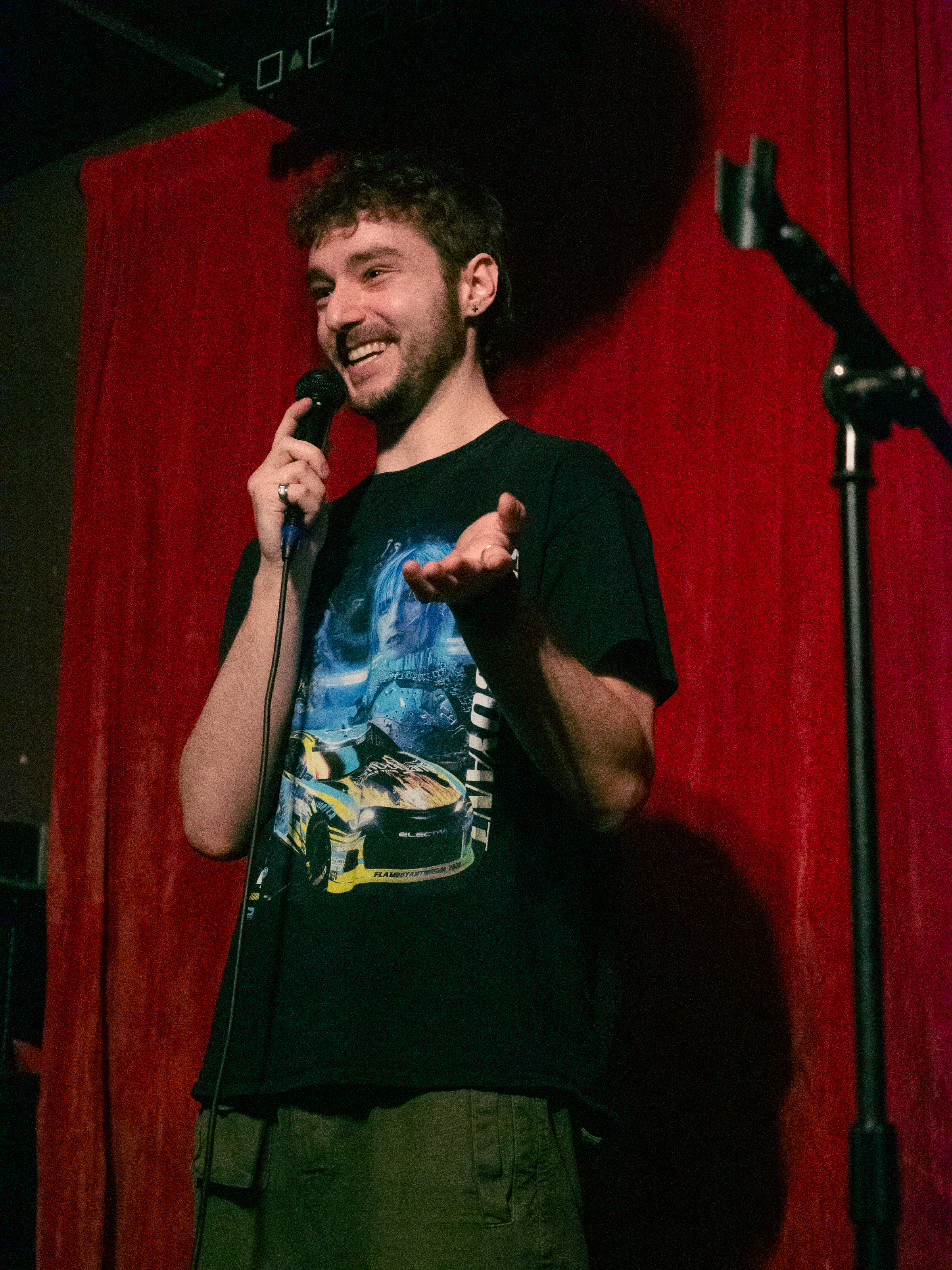 Steven Roberts smiles.