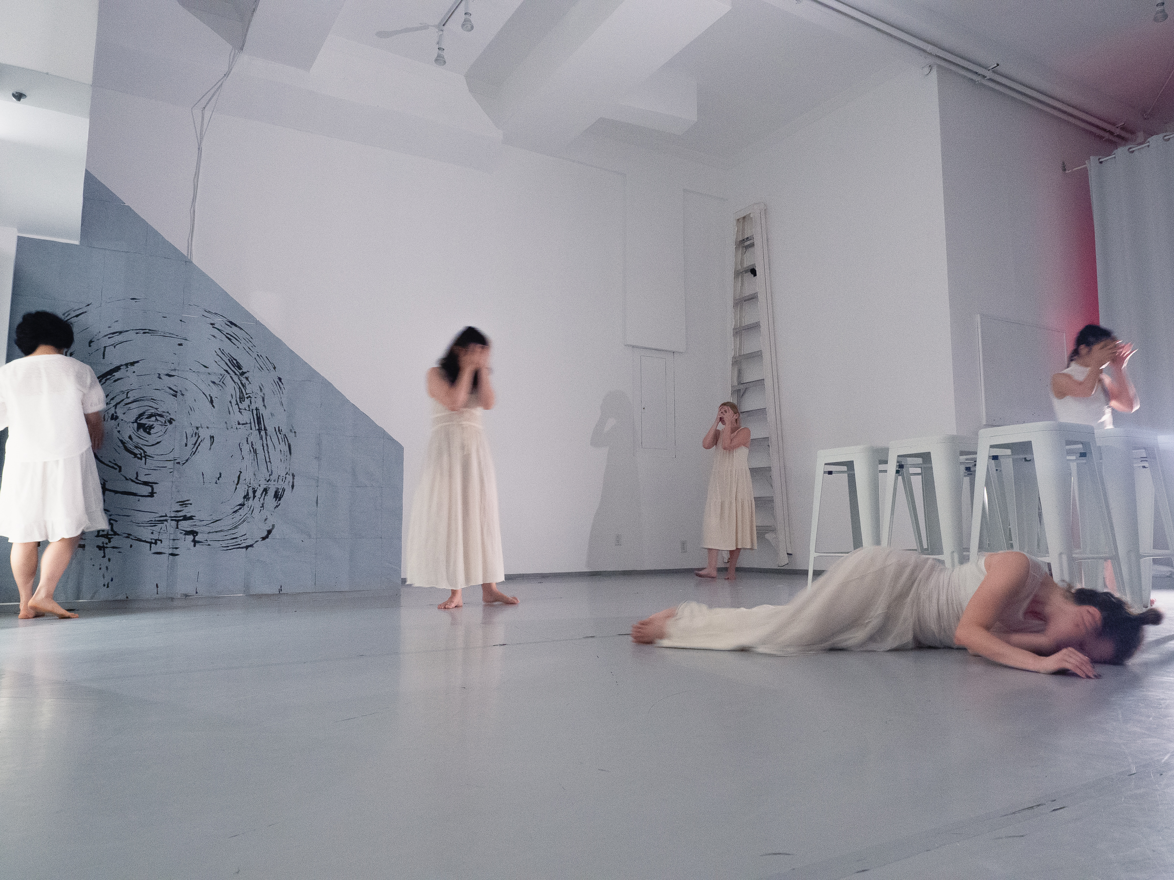 Photo of dancers performing Exit.