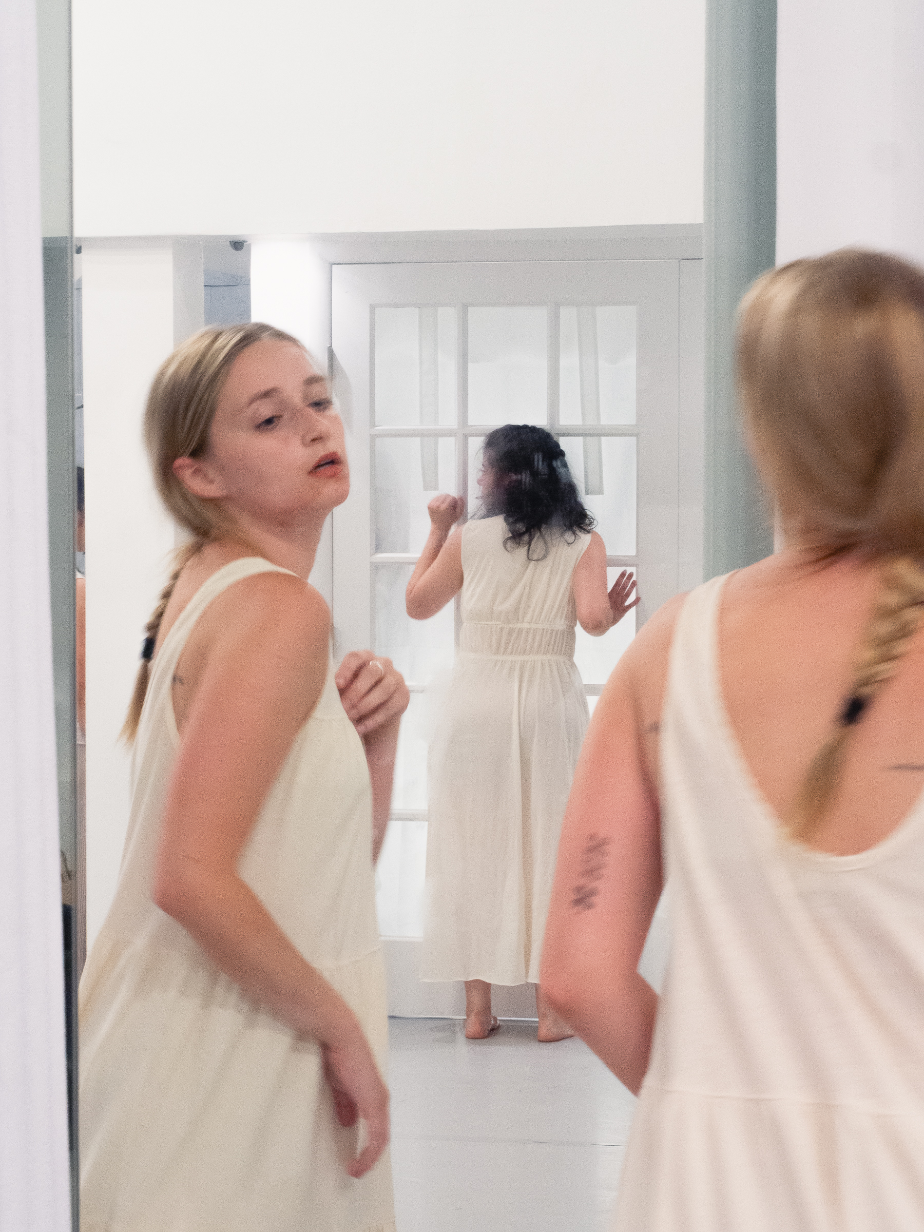 Photo of dancers performing Exit.