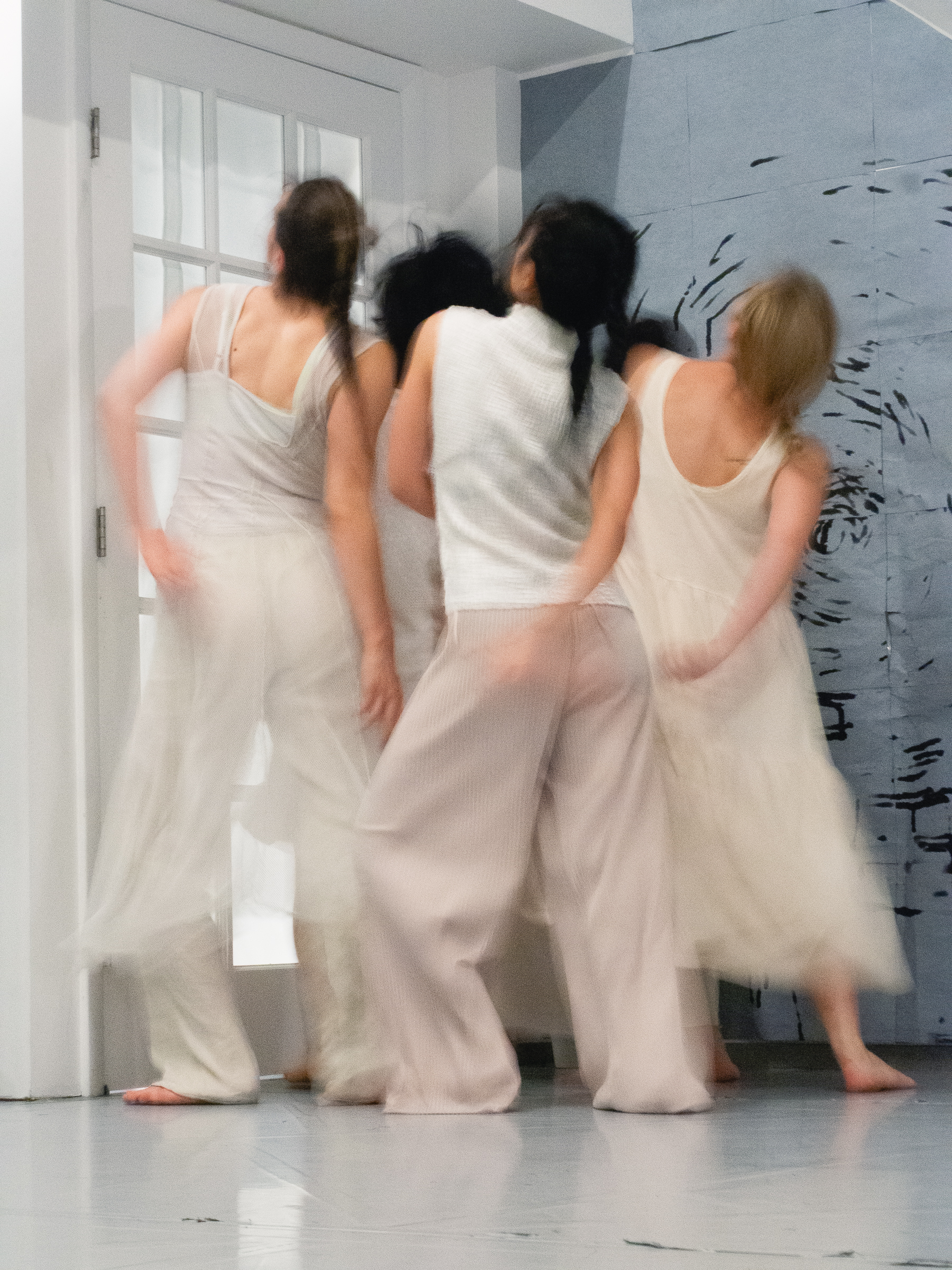 Photo of dancers performing Exit.