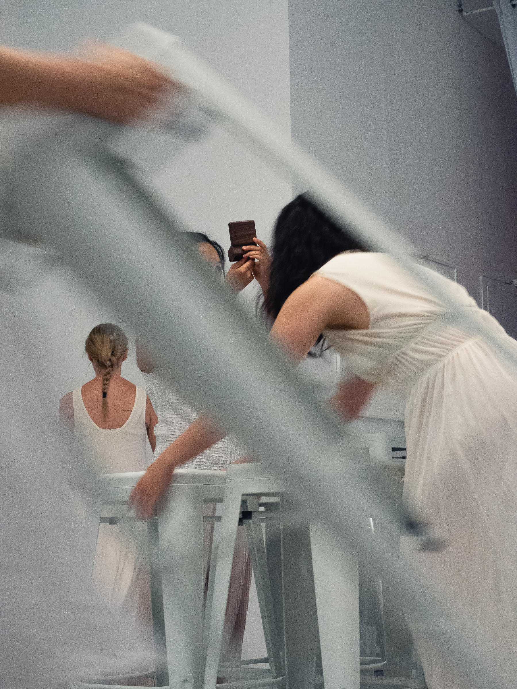 Photo of dancers performing Exit.