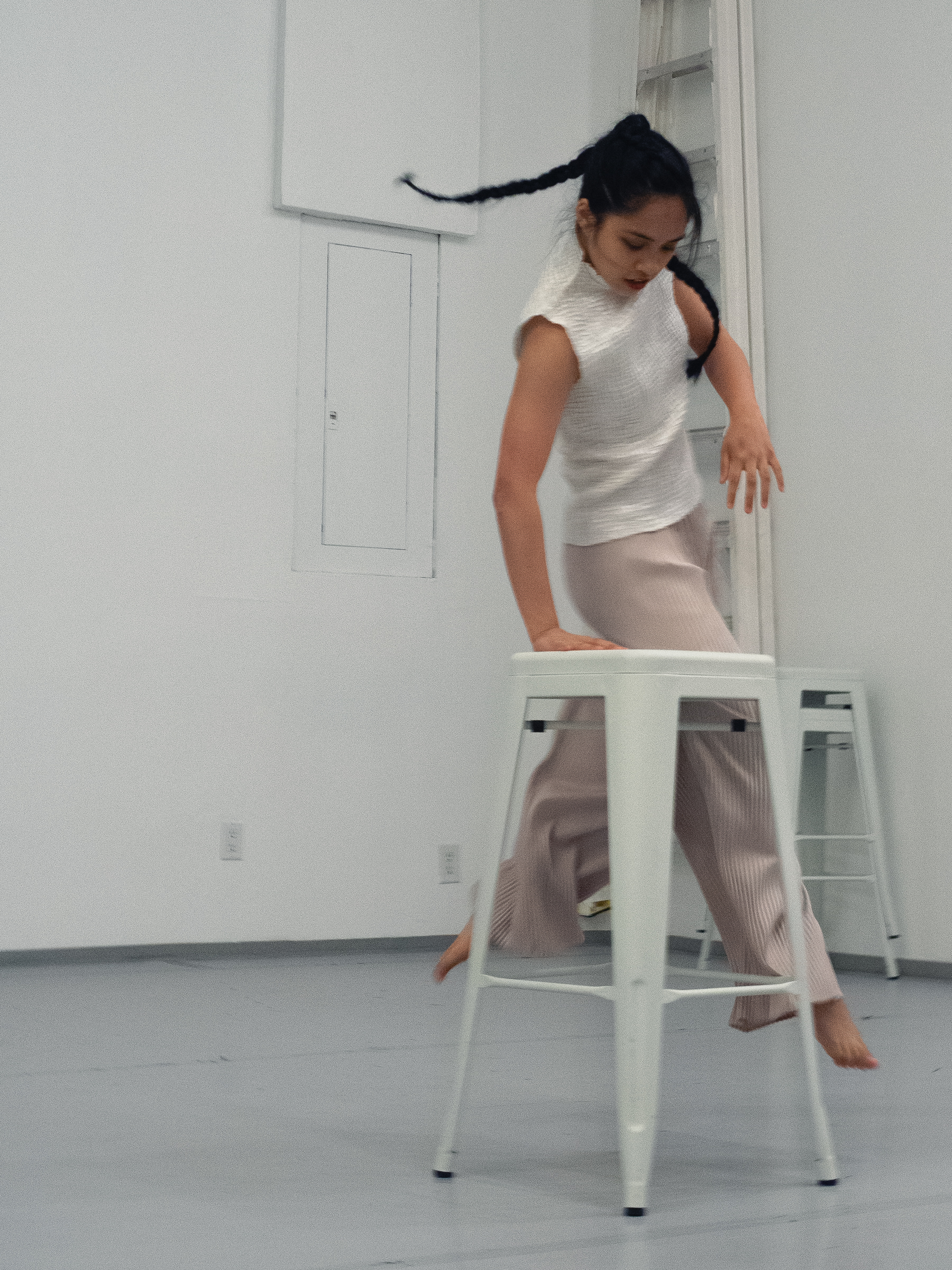 Photo of dancers performing Exit.