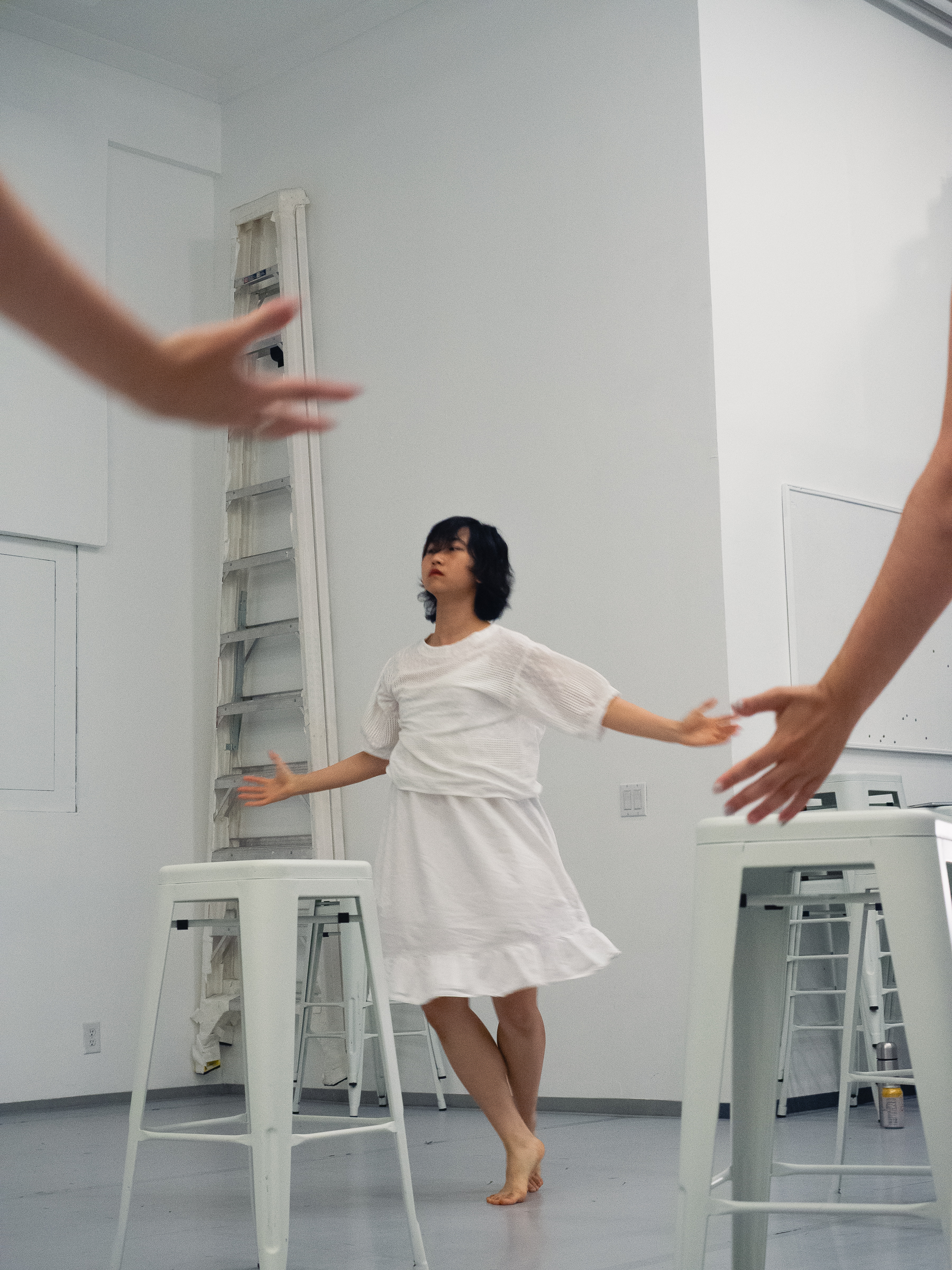 Photo of dancers performing Exit.