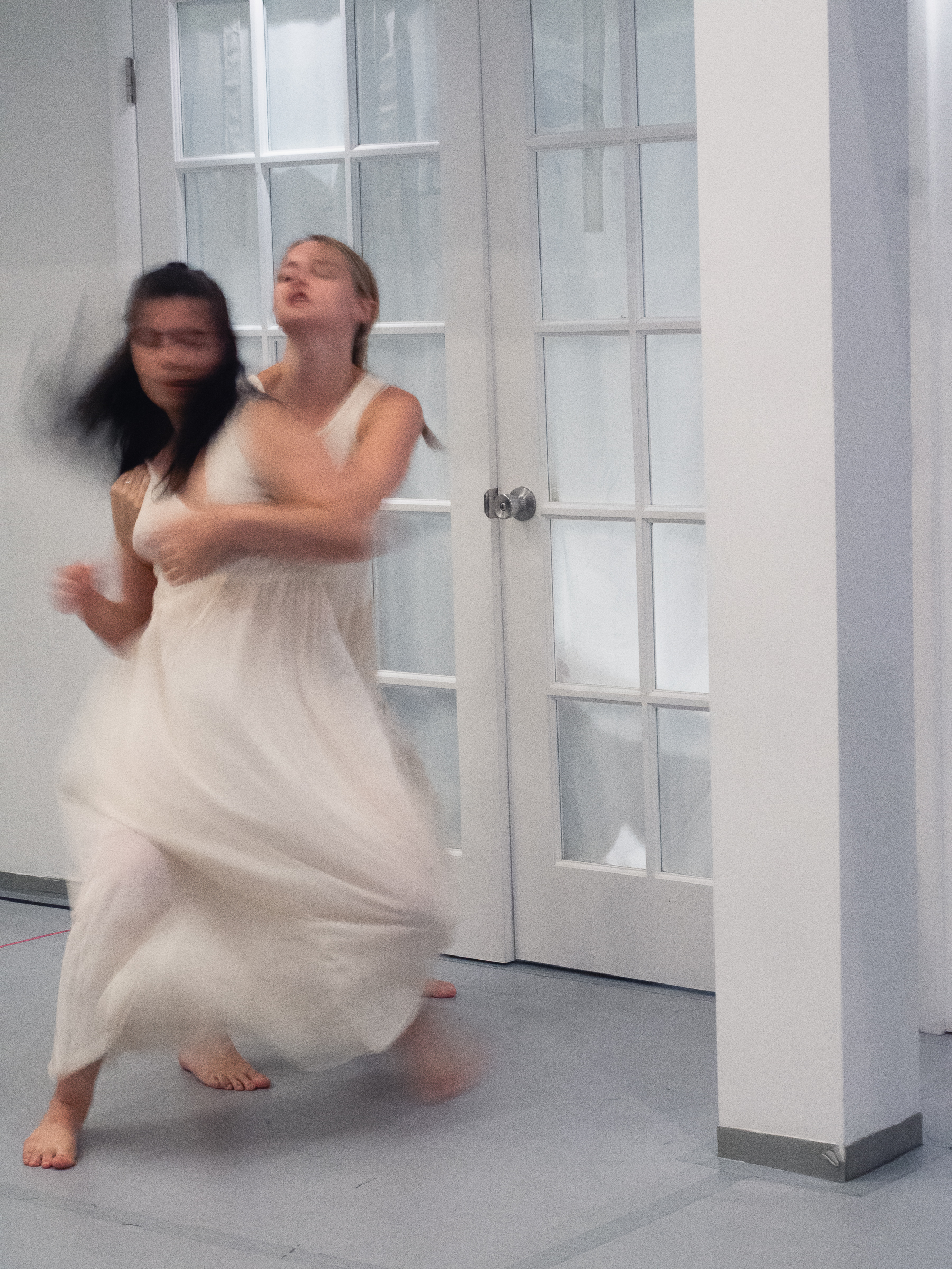 Photo of dancers performing Exit.