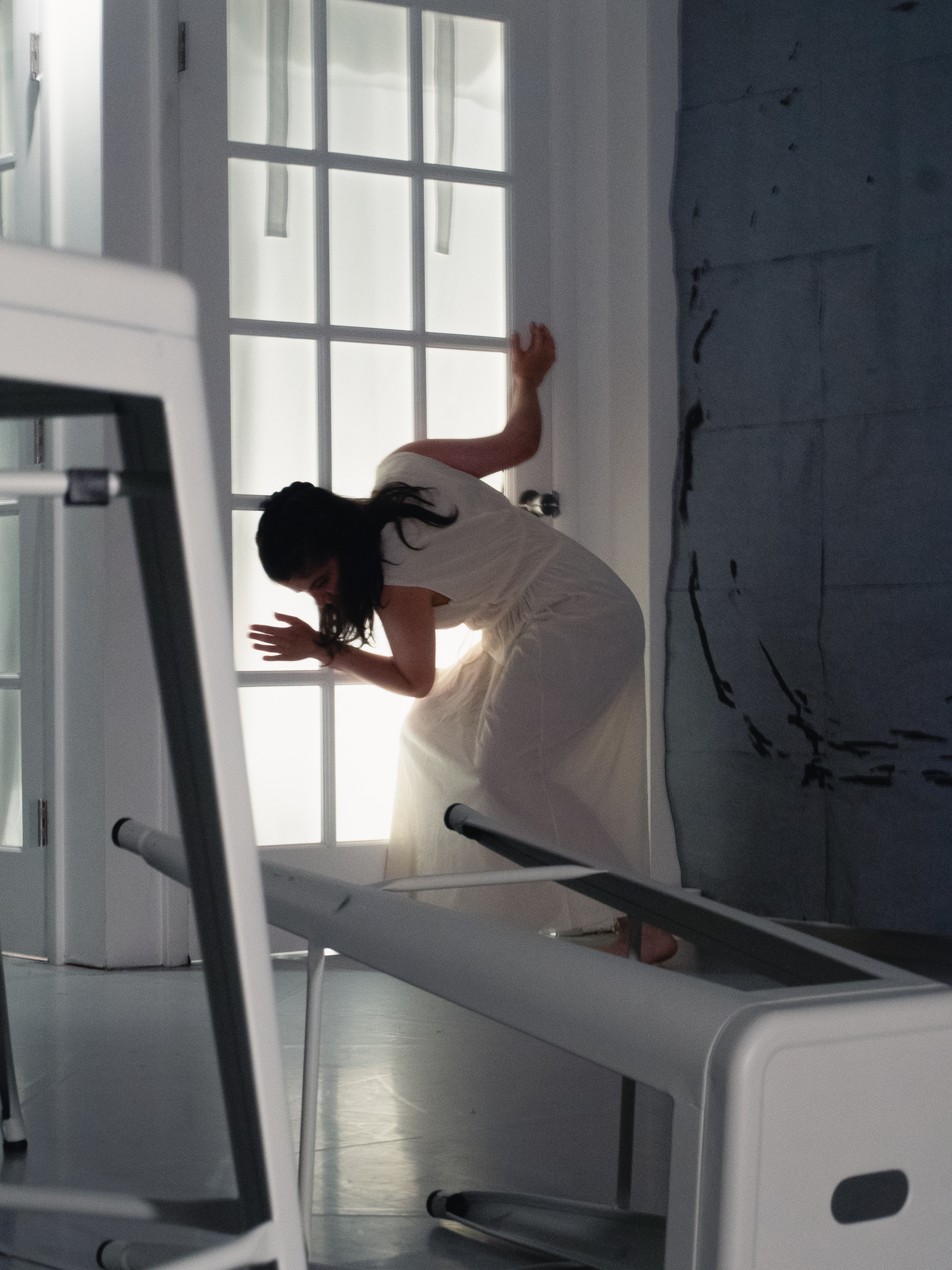 Photo of dancers performing Exit.