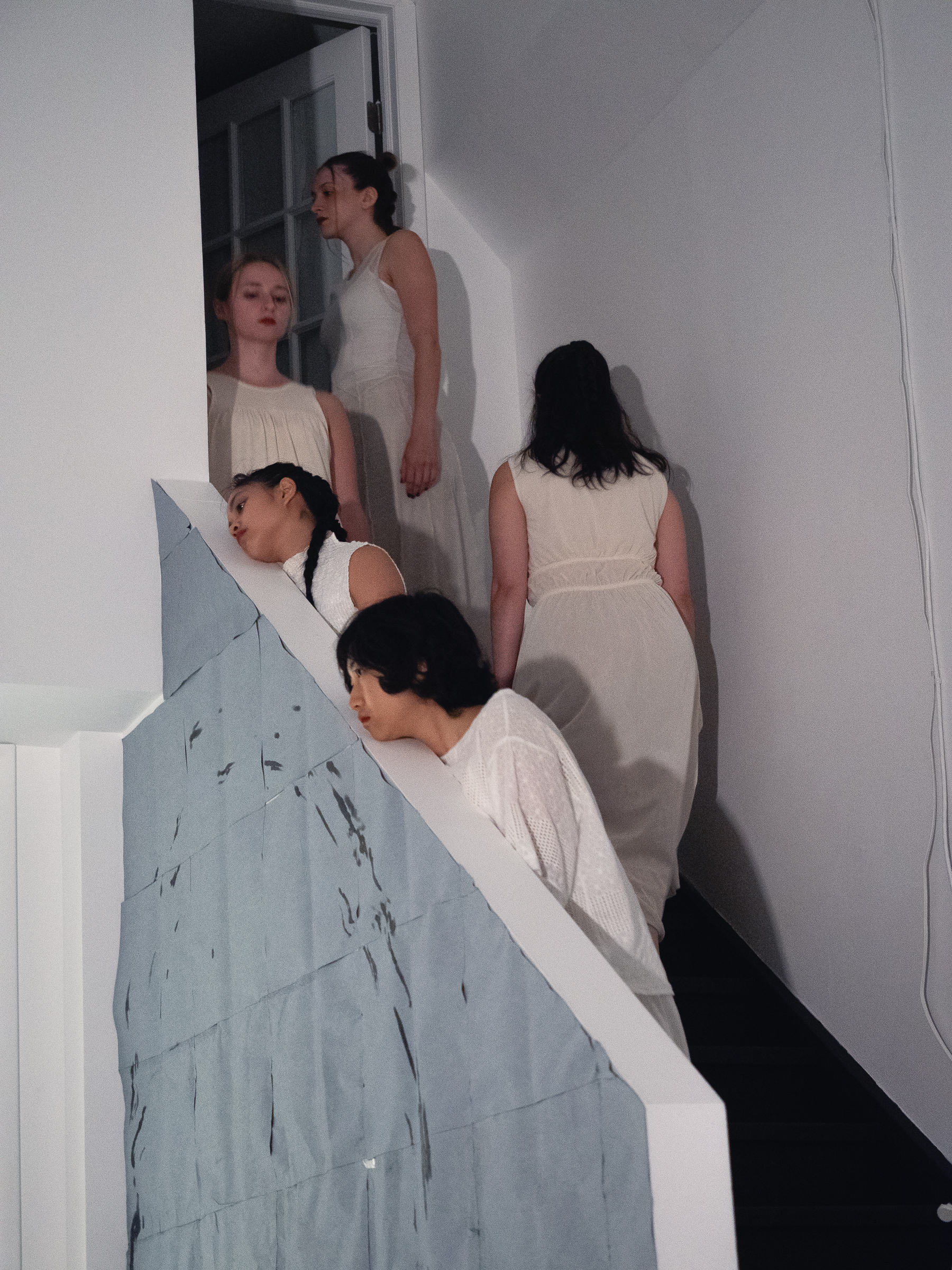 Photo of dancers performing Exit.