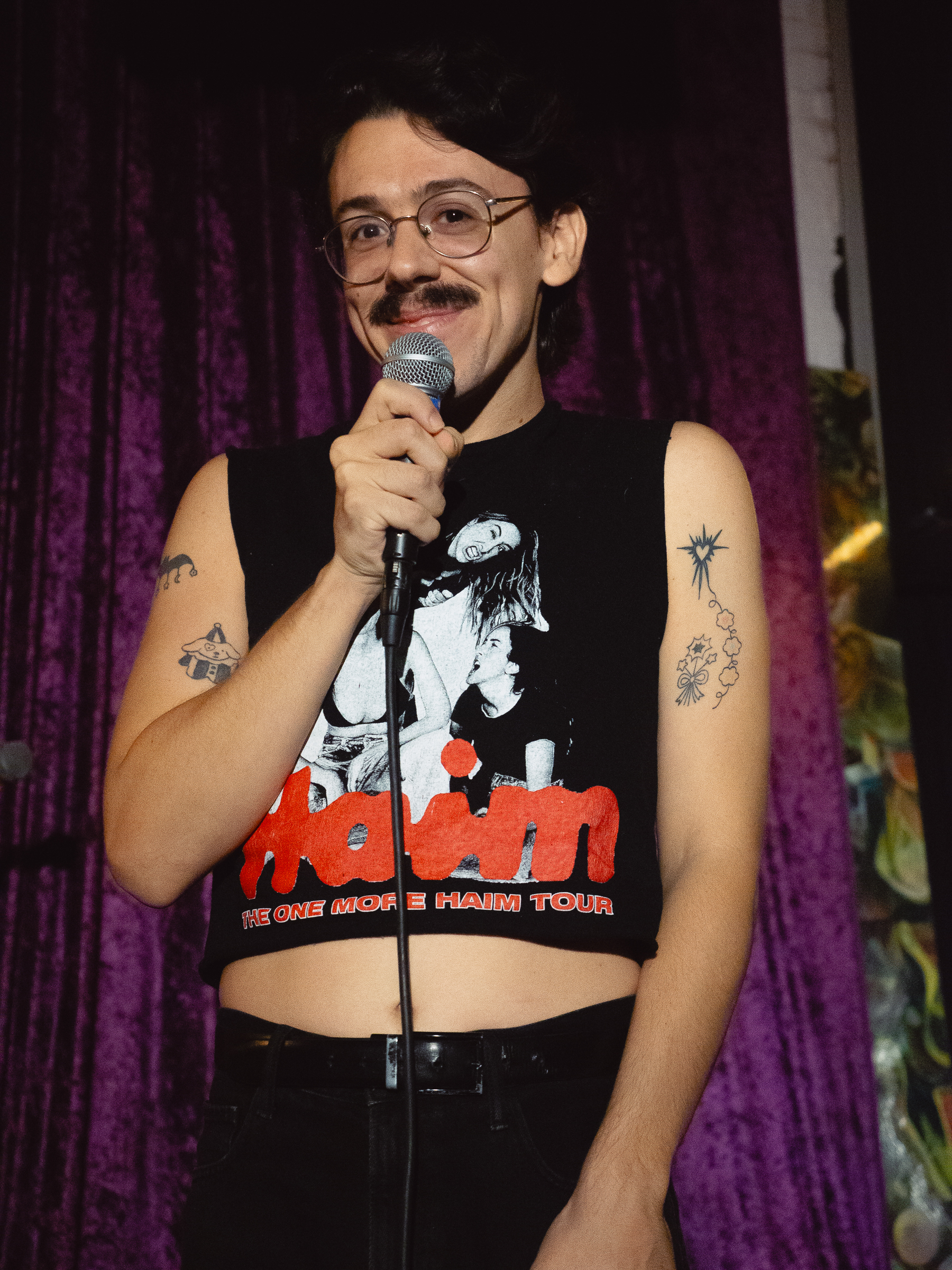 Erik Martini performs.