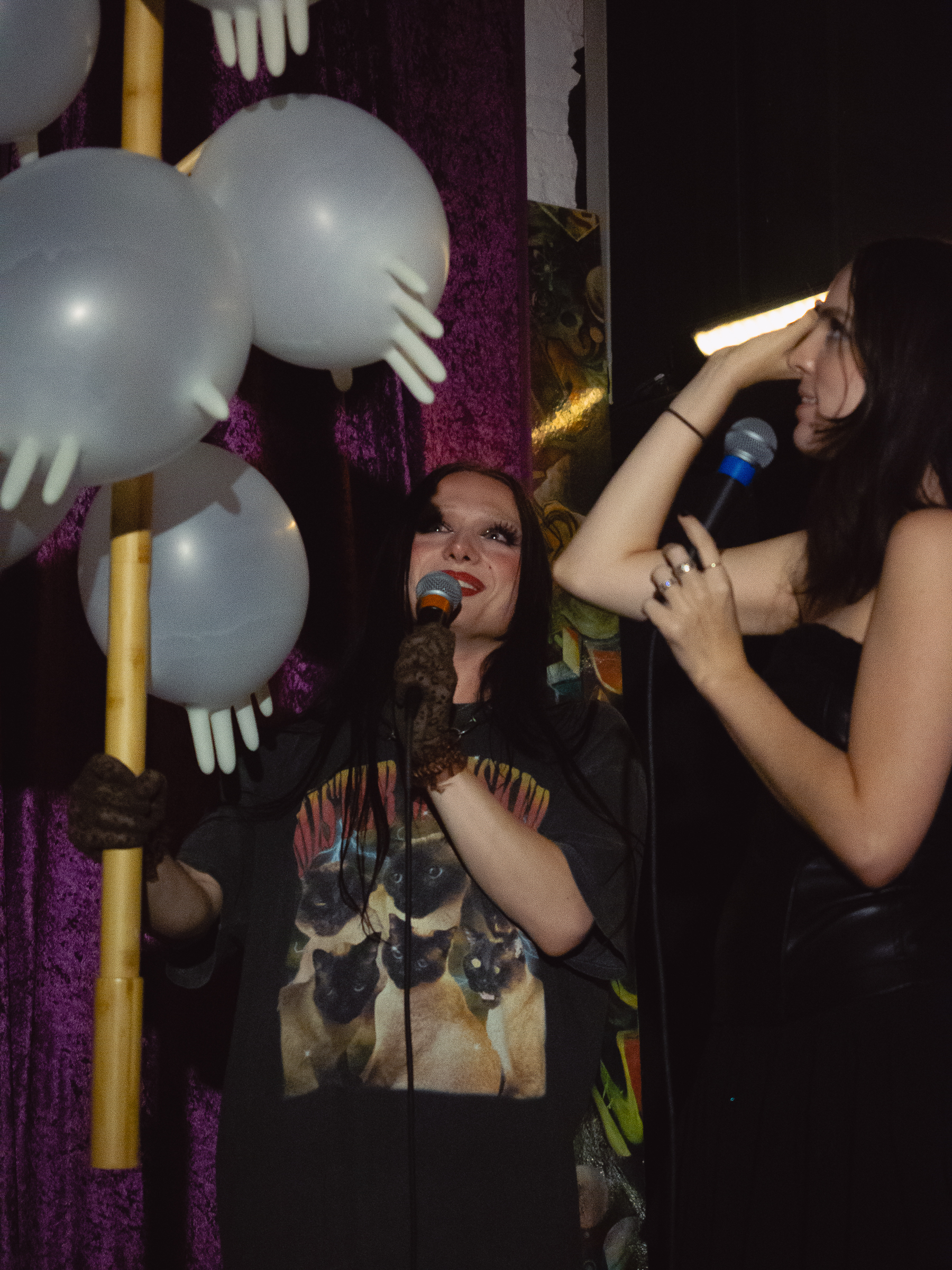 Amelia Ritthaler pops a hand.