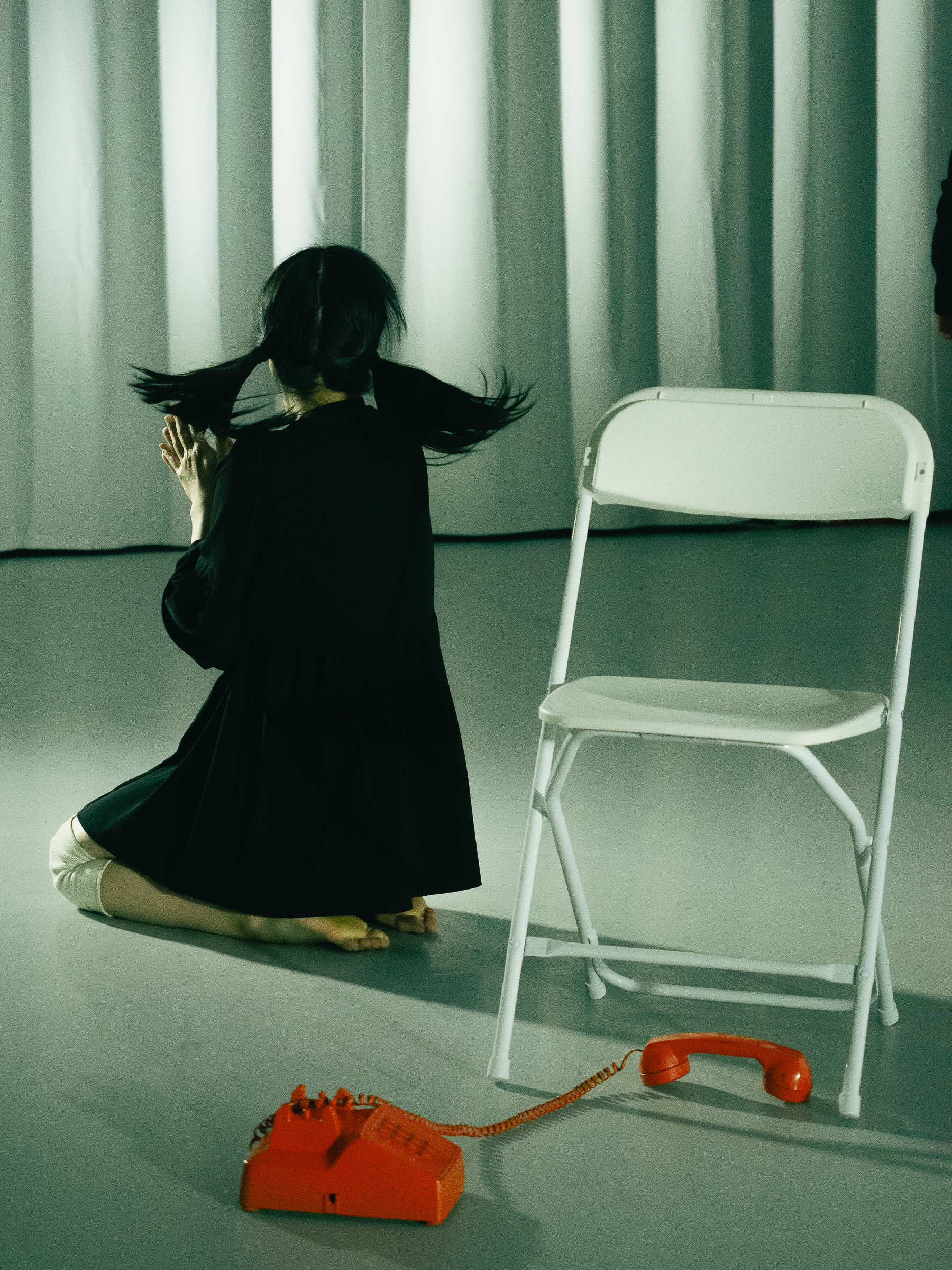 Photo of dancers performing A Dreamt up Draft of Suggestion.